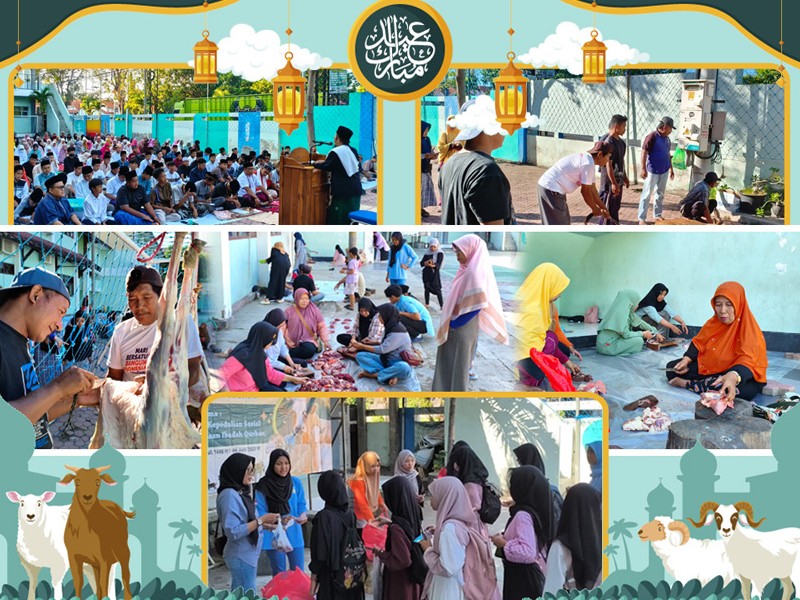 Memperingati Idul Adha 1446 H di SMP Negeri 5 Situbondo